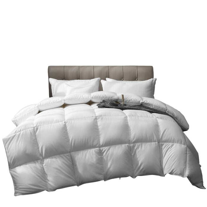 Dafinner 400T Rose-Soie Tissu Plumes et duvet de canard d'oie ME054