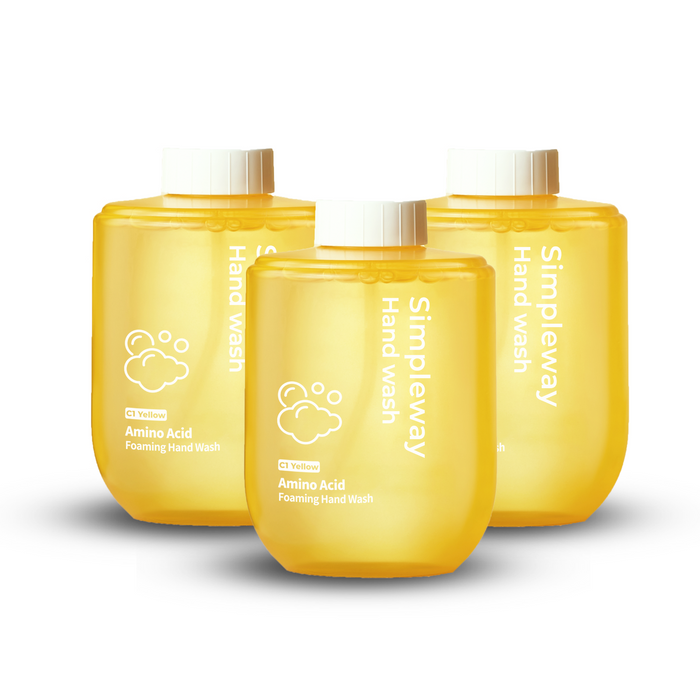 Simpleway Savon liquide antibactérien pour les mains (paquet de 3 bouteilles)