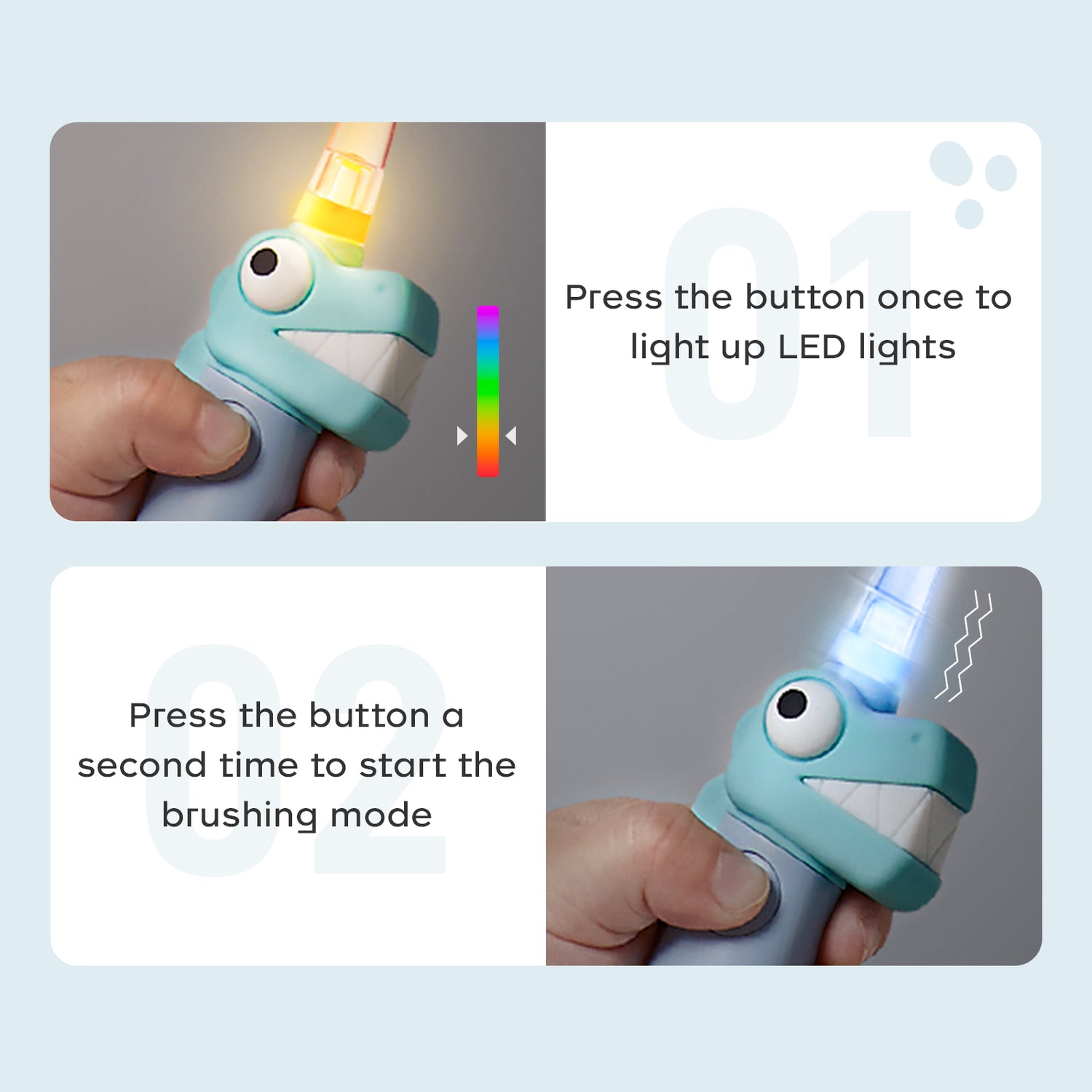 Lumière LED de couleur alternée