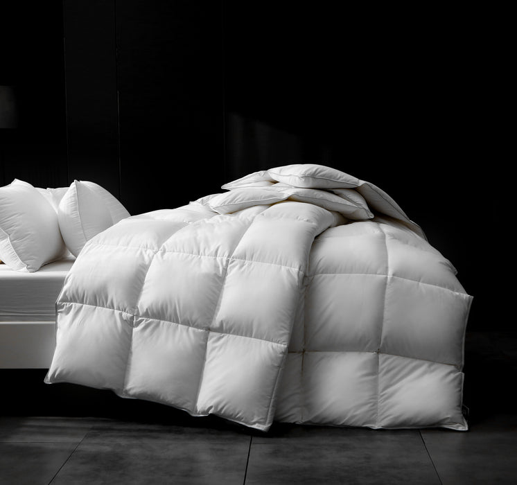 Dafinner 400T Rose-Soie Tissu Plumes et duvet de canard d'oie ME054
